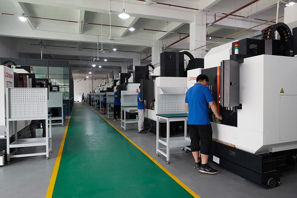 3 axis,4 axis, and 5 axis CNC Machining workshop of CNC Machining Services 